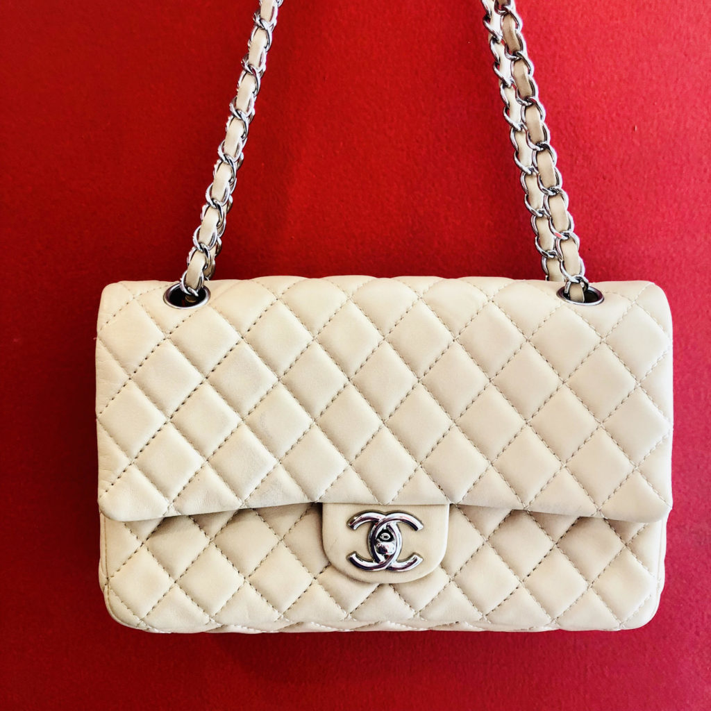Chanel Pink Mini Square Patent Leather Classic Flap Bag  Labellov  Buy  and Sell Authentic Luxury